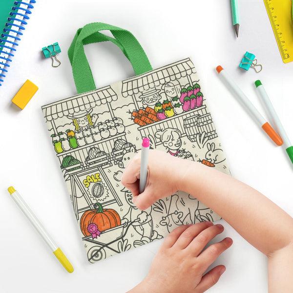 Genuine Fred KIT AND CADOODLE - Market Color-In Tote Bag