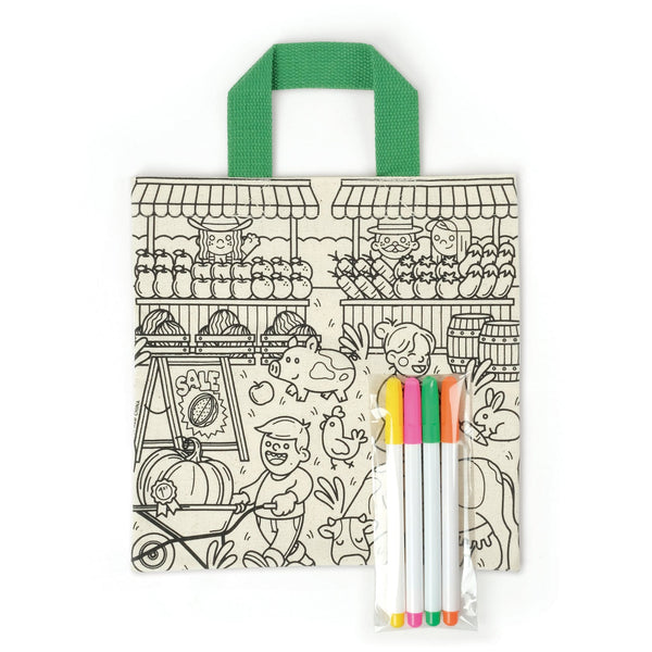 genuine fred KIT AND CADOODLE - Market Color-In Tote Bag
