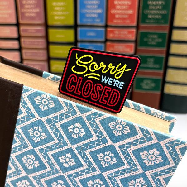 Genuine Fred LIGHT READING - Sorry We're Closed Bookmark