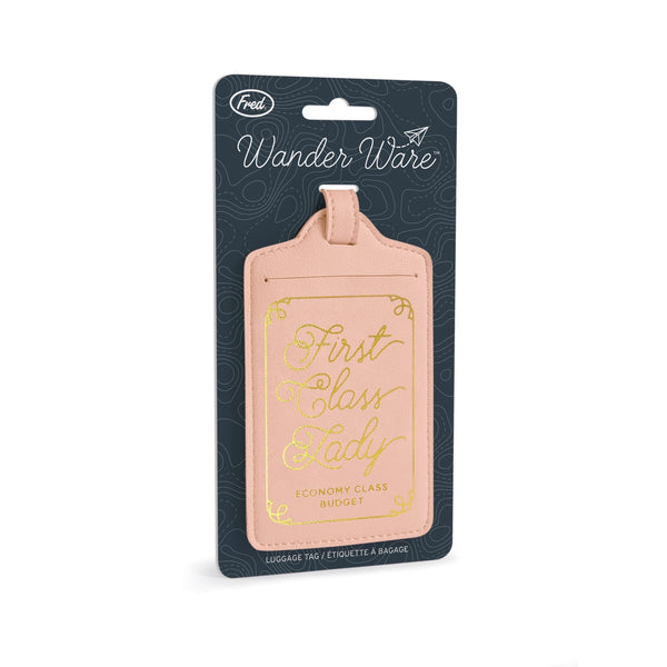 Genuine Fred LUGGAGE TAG: FIRST CLASS LADY Wanderware