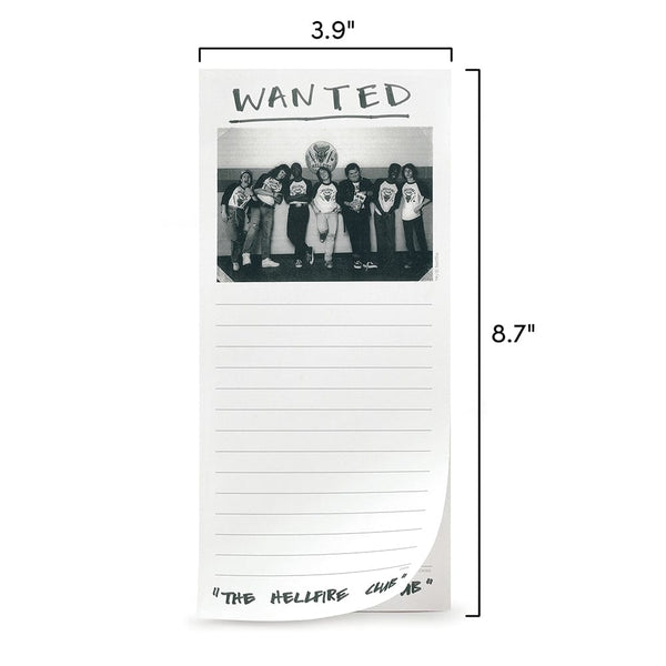 Genuine Fred MAGNETIC NOTEPAD - Hellfire Club Magnetic Notepad