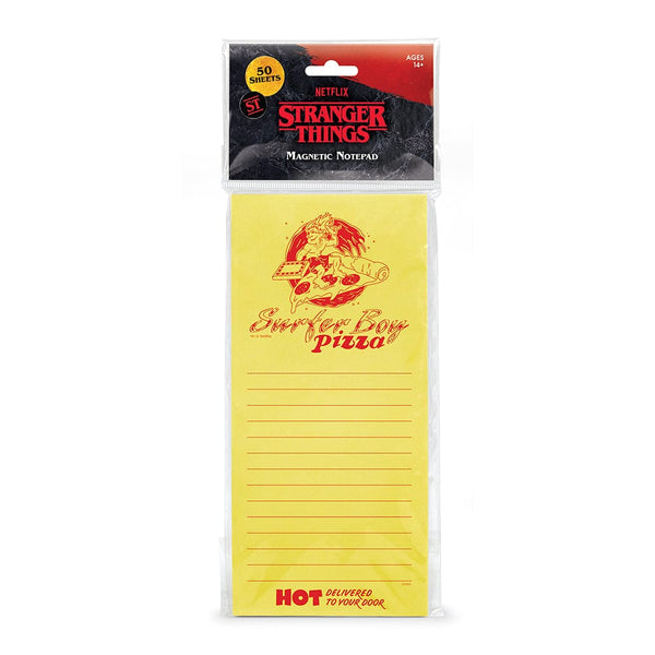 Genuine Fred MAGNETIC NOTEPAD - Surfer Boy Pizza Magnetic Notepad