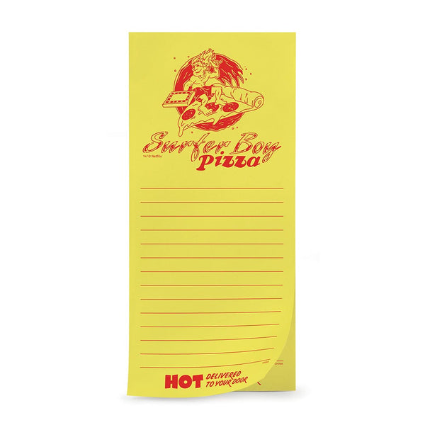 genuine fred MAGNETIC NOTEPAD - Surfer Boy Pizza Magnetic Notepad