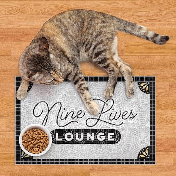 Genuine Fred PET PLACEMAT - Nine Lives Lounge Pet Placemat