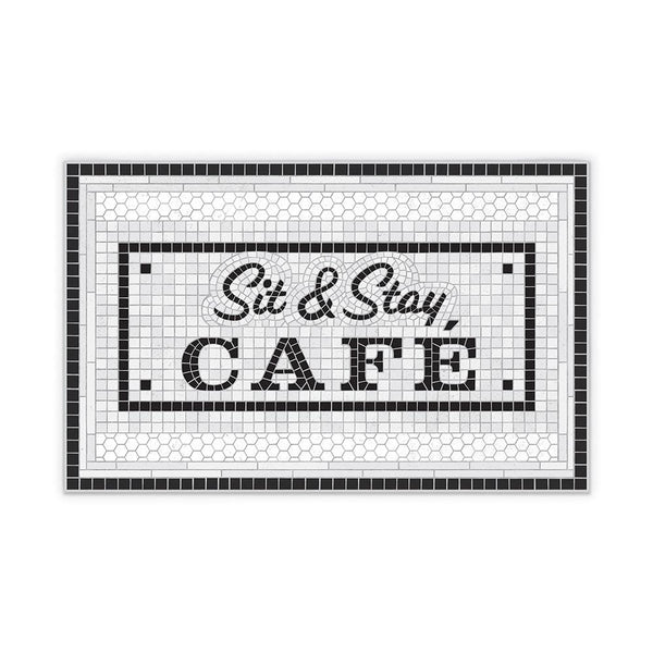 genuine fred PET PLACEMAT - Sit and Stay Cafe Pet Placemat