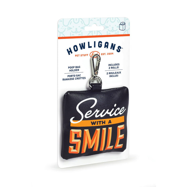 Genuine Fred POOP BAG HOLDER: SERVICE WITH A SMILE Howligans