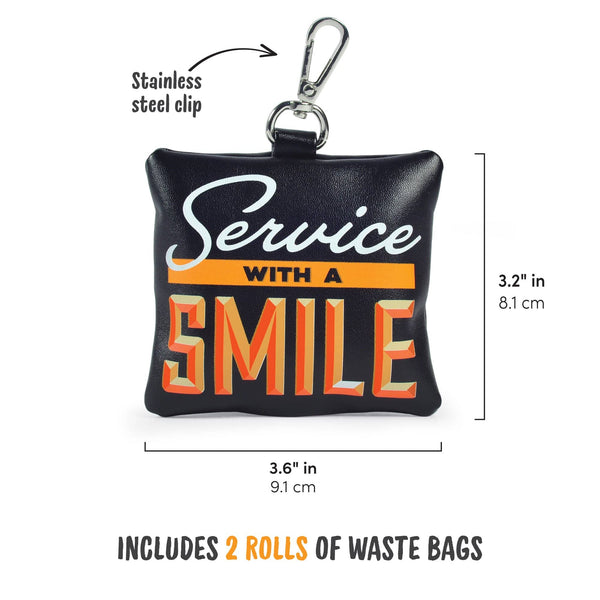 Genuine Fred POOP BAG HOLDER: SERVICE WITH A SMILE Howligans
