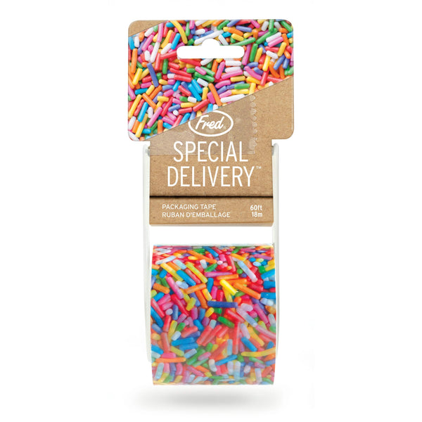 genuine fred SPECIAL DELIVERY - SPRINKLES Printed Packing Tape
