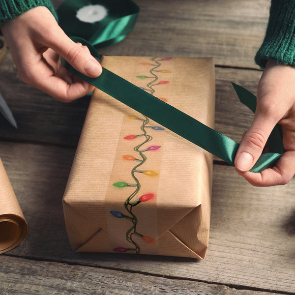 Genuine Fred SPECIAL DELIVERY - STRING LIGHTS Printed Packing Tape