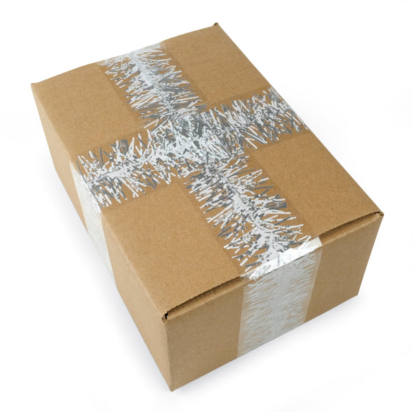 Genuine Fred SPECIAL DELIVERY - TINSEL Printed Packing Tape
