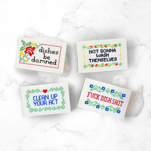 Genuine Fred SUBVERSIVE SPONGES - R Rated Sponge Caddy Set
