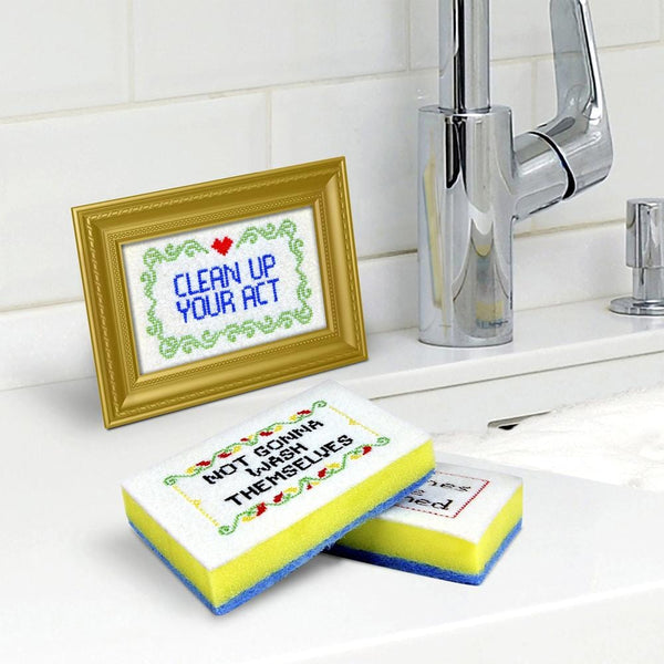 Genuine Fred SUBVERSIVE SPONGES - R Rated Sponge Caddy Set