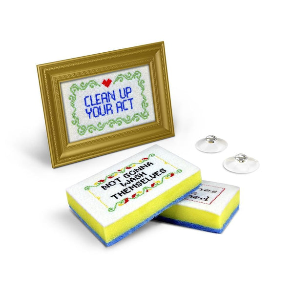 genuine fred SUBVERSIVE SPONGES - R Rated Sponge Caddy Set