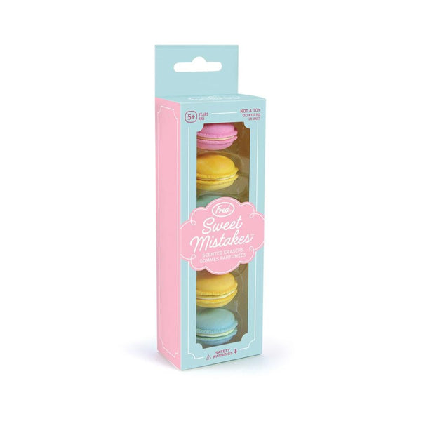 Genuine Fred SWEET MISTAKES - MACARON Scented Erasers