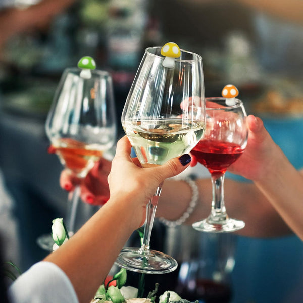 Genuine Fred TINY TOADSTOOLS Reusable Drink Markers