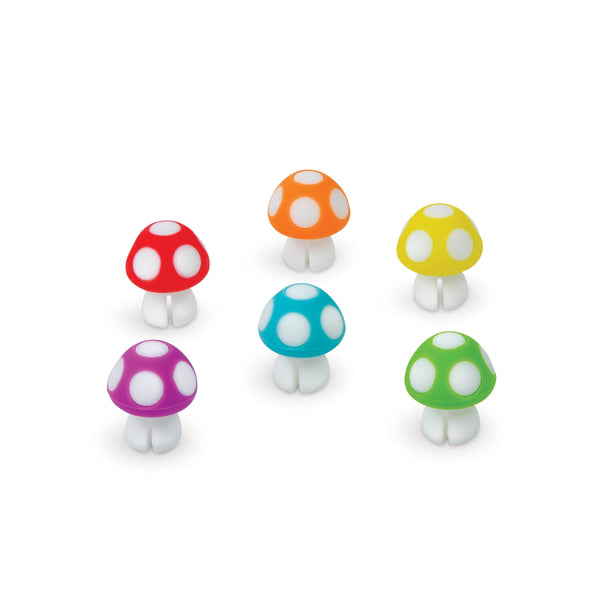 genuine fred TINY TOADSTOOLS Reusable Drink Markers