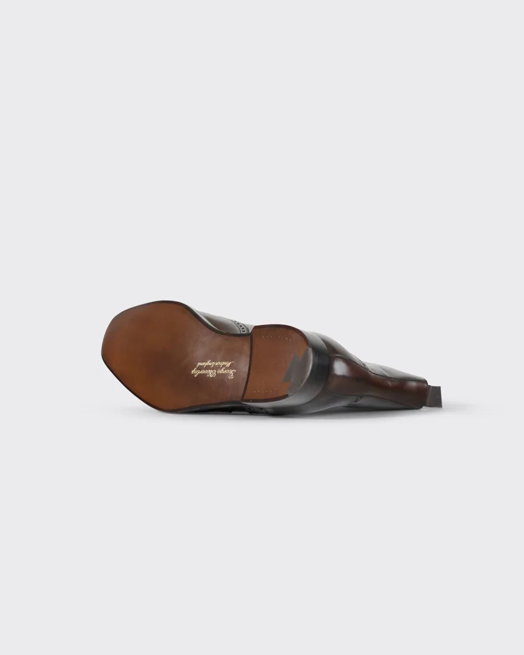 George Cleverley Bryan In Dark Brown Burnished Calf