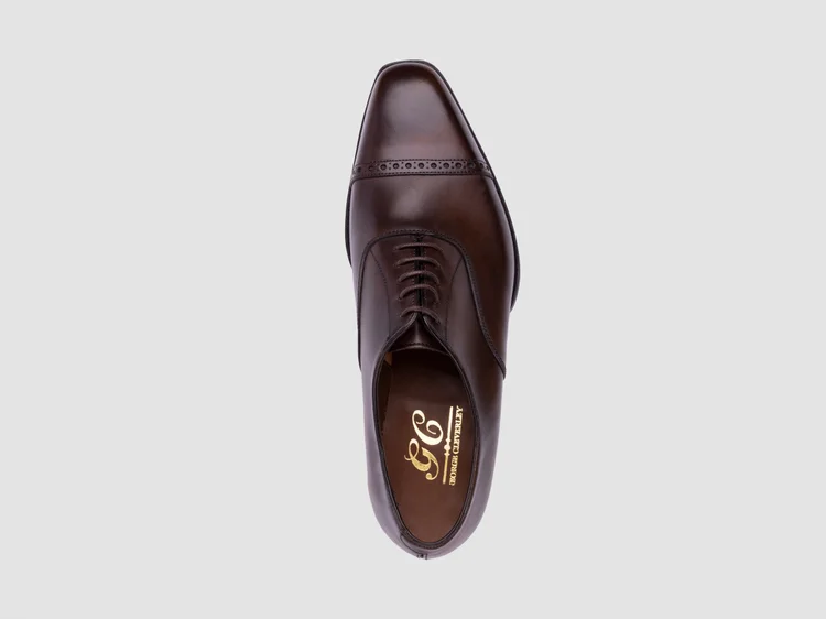 George Cleverley Charles In Dark Brown Antique Calf