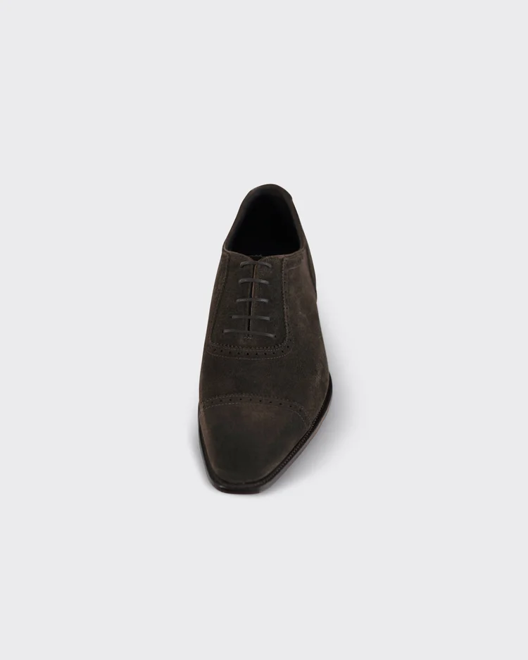George Cleverley Adam II In Dark Brown Suede