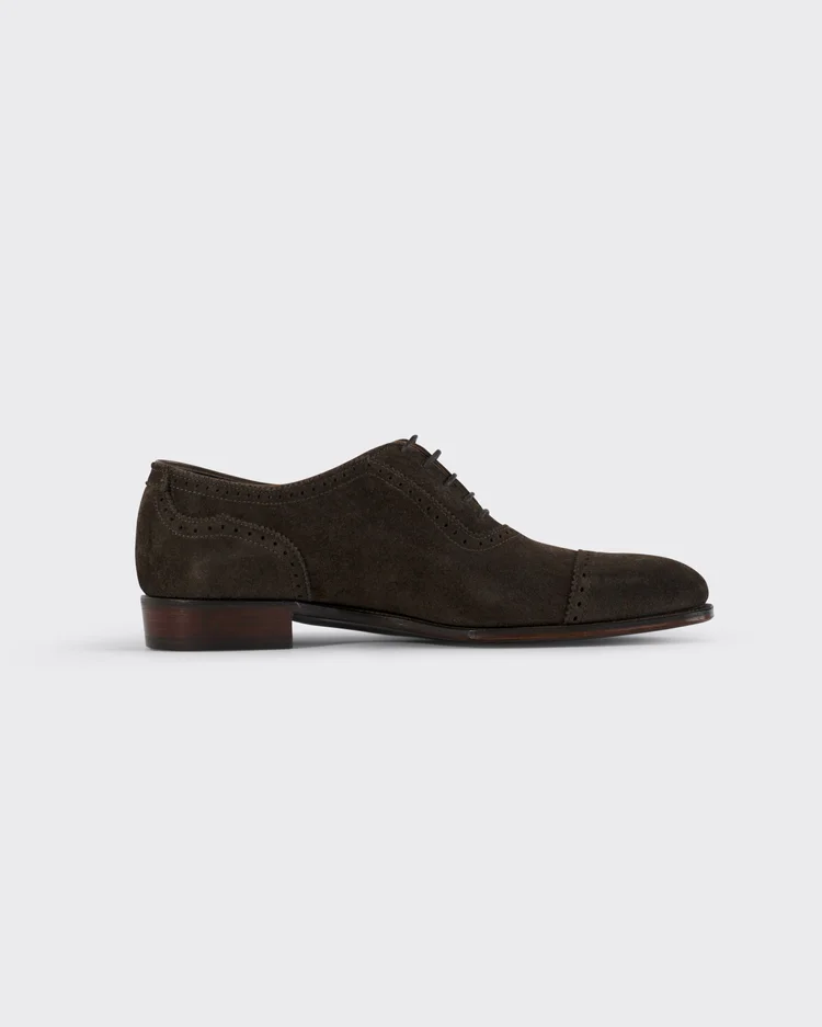 george cleverley Adam II in Dark Brown Suede