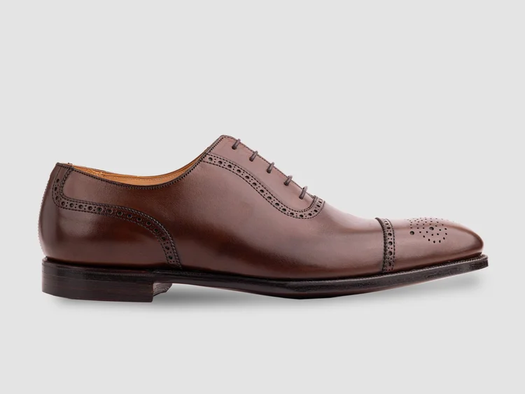 George Cleverley Adam In Dark Brown Burnished Calf
