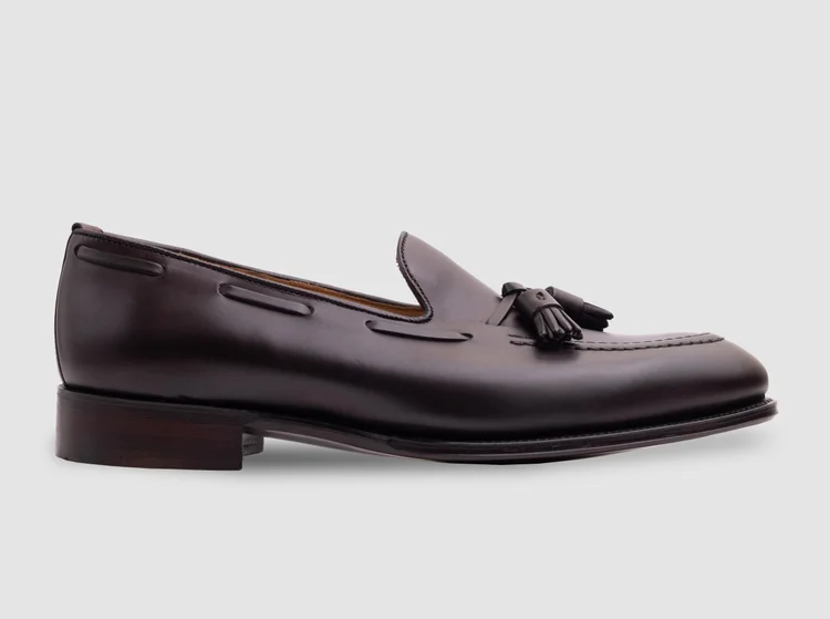 George Cleverley ADRIAN In Dark Burgundy Calf