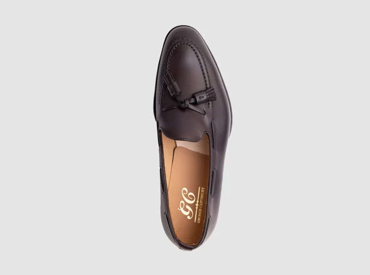 George Cleverley ADRIAN In Dark Burgundy Calf