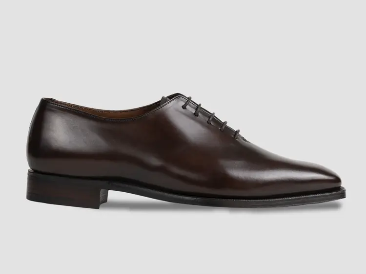 George Cleverley Alan 3 In Dark Brown Antique Calf