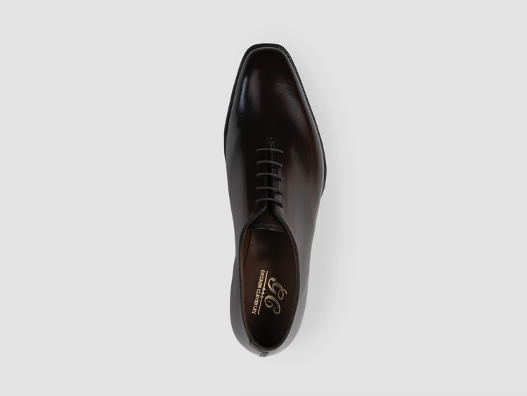 George Cleverley Alan 3 In Dark Brown Antique Calf