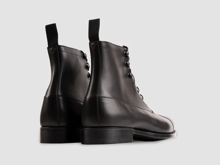 George Cleverley Balmoral In Black Calf