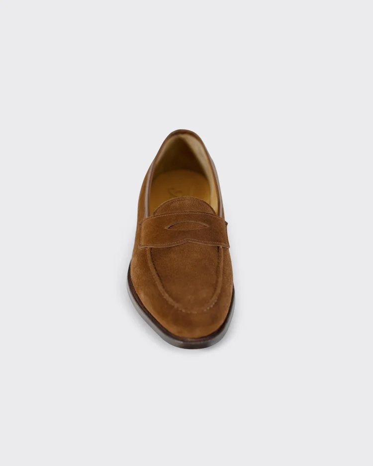 George Cleverley Bradley II In Polo Brown Suede