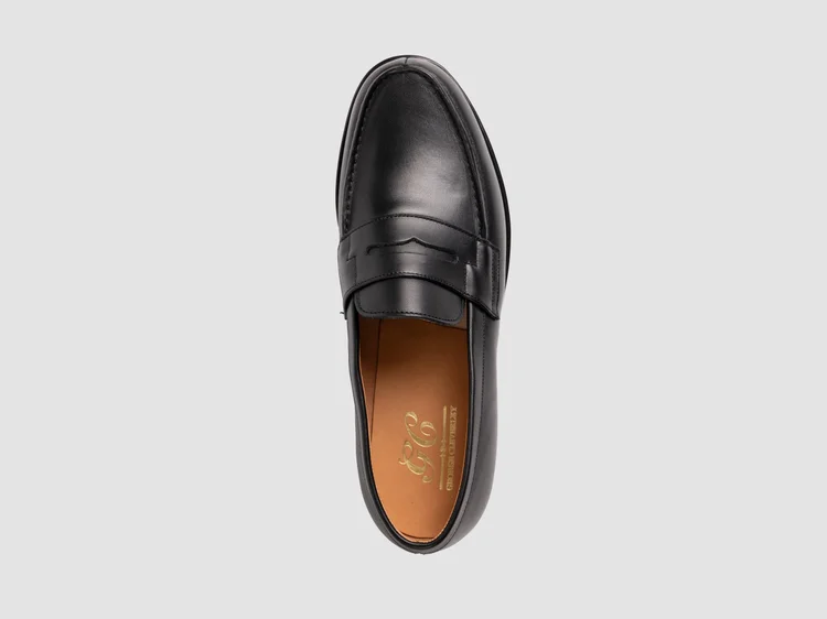 George Cleverley Cannes In Black Calf