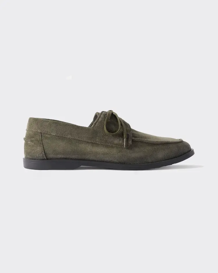 george cleverley Devon in Dark Green Suede