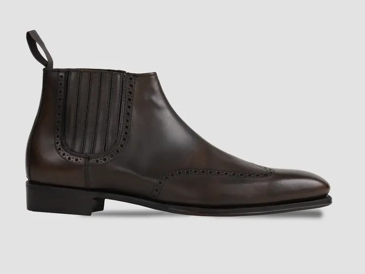 George Cleverley Fiennes In Ebony Calf