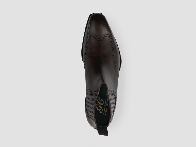George Cleverley Fiennes In Ebony Calf