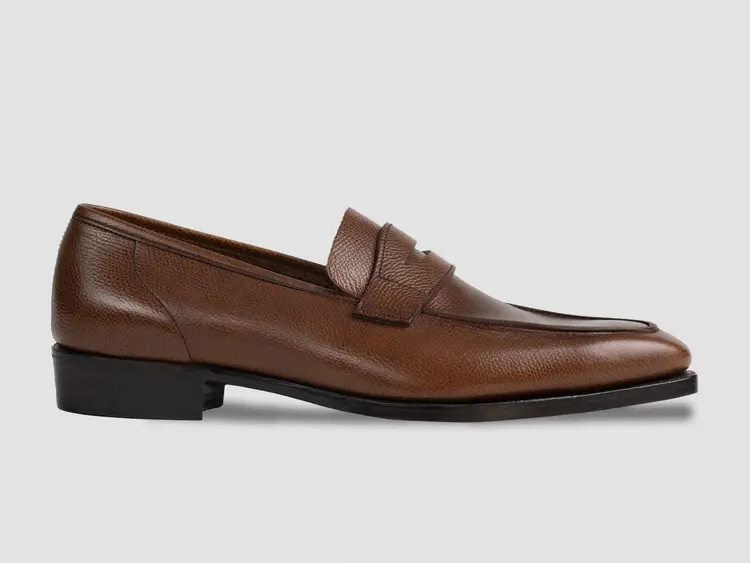 George Cleverley George In Dark Brown Scotch Grain