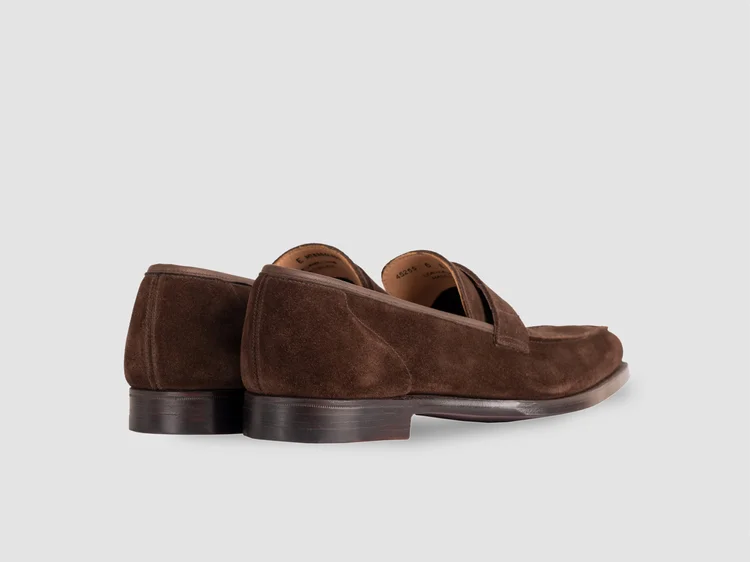 George Cleverley George In Dark Brown Suede