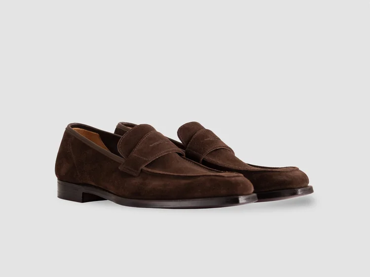 george cleverley George in Dark Brown Suede