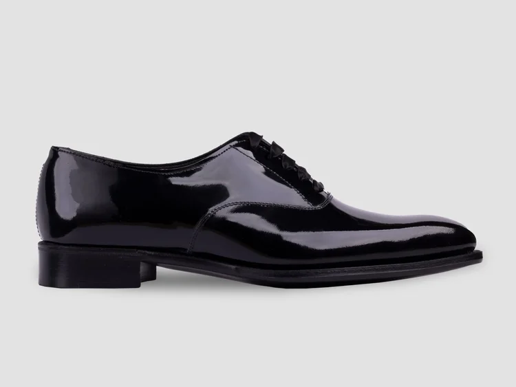 George Cleverley Harry In Black Patent Calf