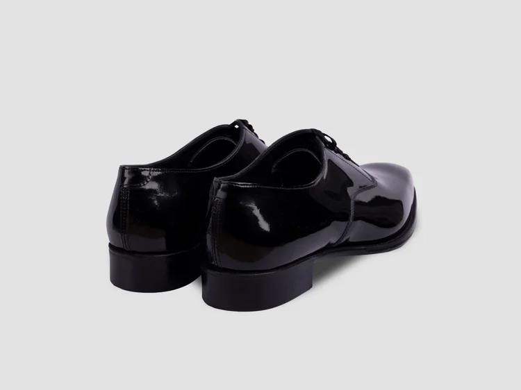 George Cleverley Harry In Black Patent Calf