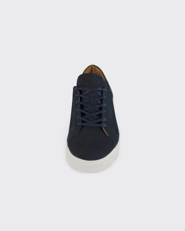 George Cleverley Jack II In Midnight Blue Nubuck