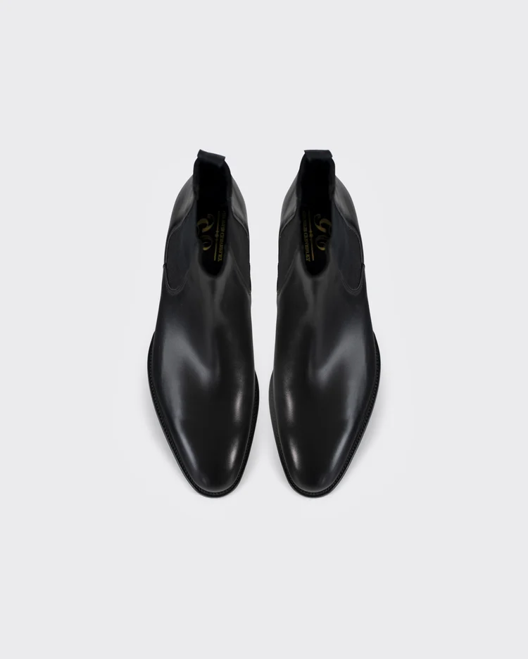 George Cleverley Jason In Black Calf