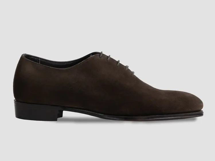 George Cleverley Merlin In Dark Brown Suede