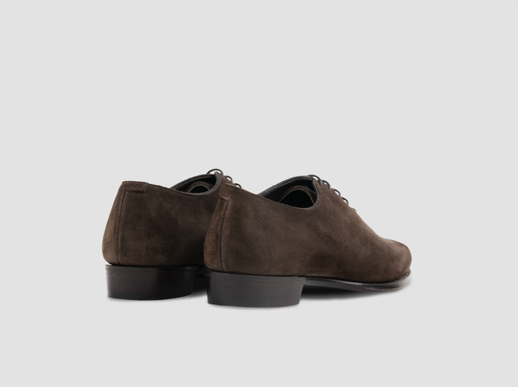 George Cleverley Merlin In Dark Brown Suede