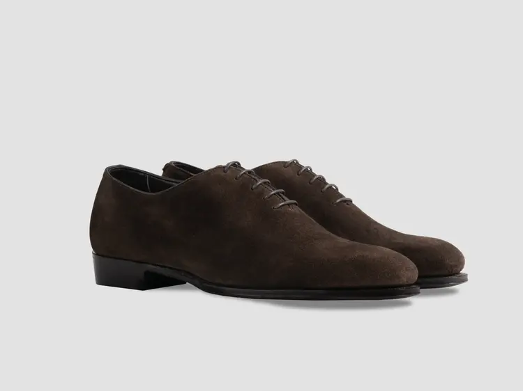george cleverley Merlin in Dark Brown Suede