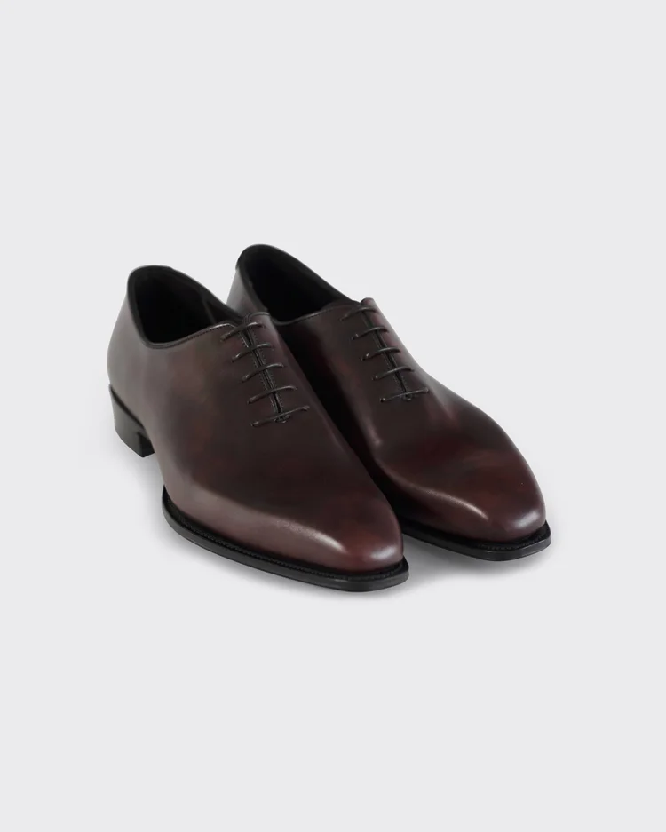 George Cleverley Merlin In Plum Museum Calf