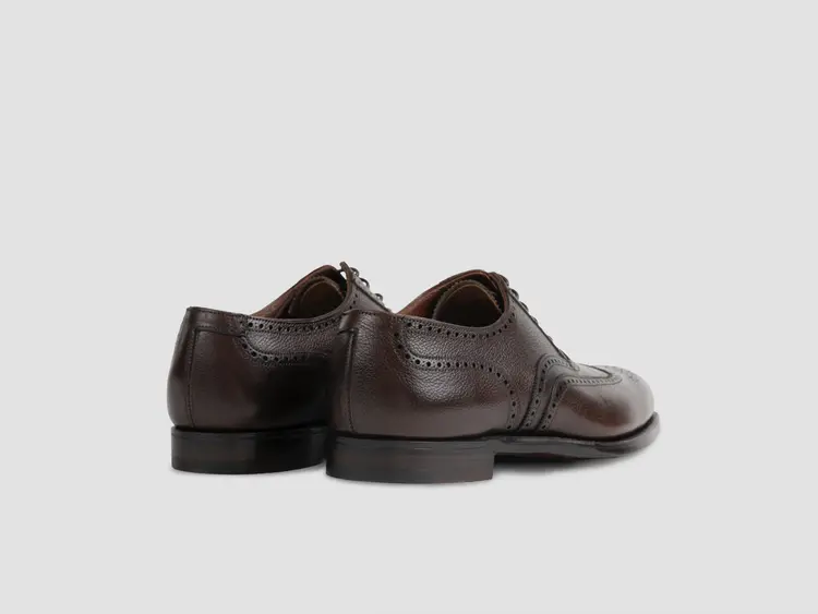George Cleverley Reuben In Dark Brown Pebble Grain