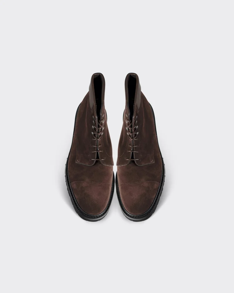 George Cleverley Taron II In Coffee Suede