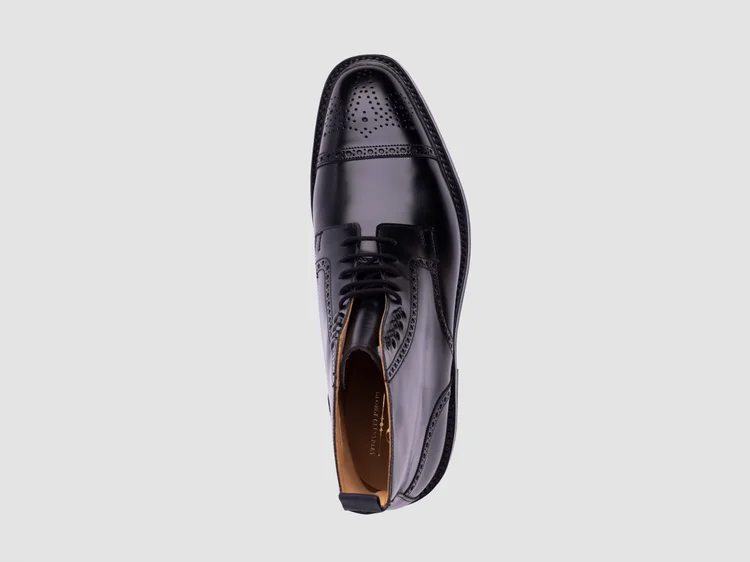 George Cleverley Toby In Black Cavalry Calf