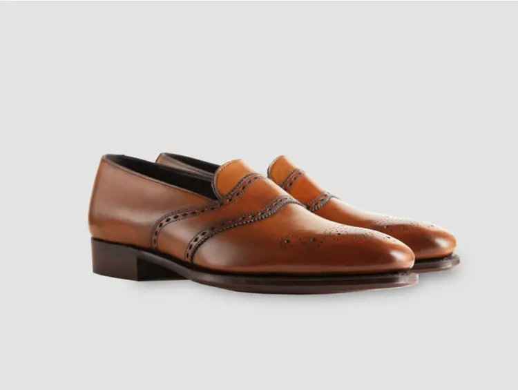 george cleverley Trinity in Burnished Tan Calf